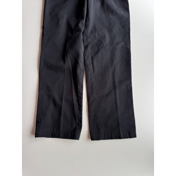 DICKIES 874 Black Polyester Cotton Twill Original Fit Work Pants, Size 28 - Picture 6 of 13